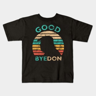 Funny Vintage Good Byedon Anti-Trump Joe Biden Presidential Election 2020 Kids T-Shirt